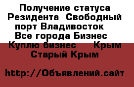 Получение статуса Резидента “Свободный порт Владивосток“ - Все города Бизнес » Куплю бизнес   . Крым,Старый Крым